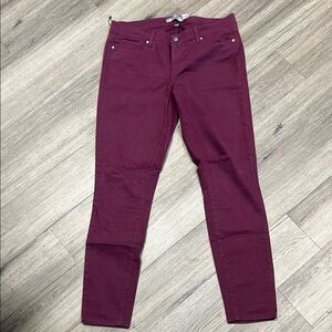 Paige Verdugo Purple Jegging Jeans 32